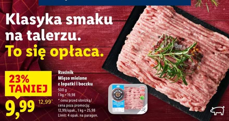 mięso mielone z łopatki