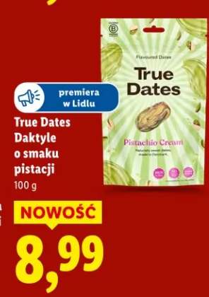 Daktyle o smaku pistacji