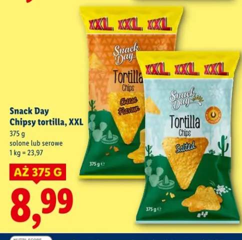 Chipsy tortilla solone