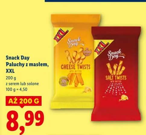 Paluszki z maśłem cheese twists