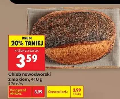 Chleb nowodworski z makiem