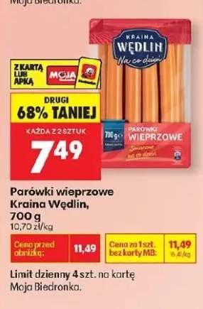 Parówki wieprzowe