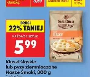 Kluski śląskie lub pyzy ziemniaczane