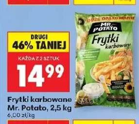 Frytki karbowane