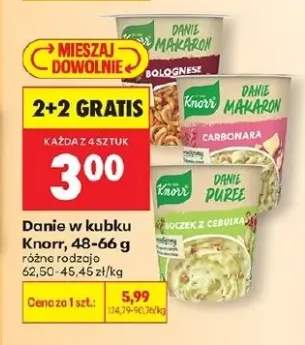 Danie Makaron Bolognese w kubku