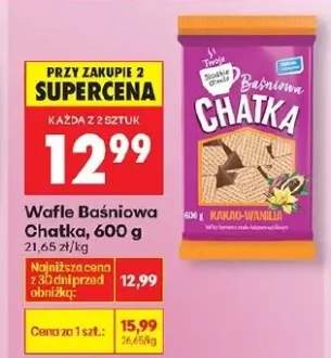 Wafle baśniowa kakao-wanilia