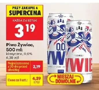 Piwo Żywiec klasyczne 0,0%
