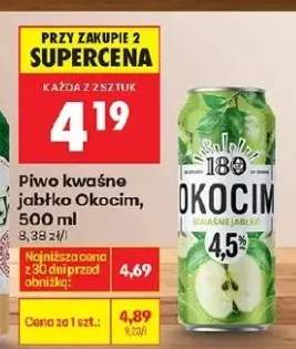 Piwo kwaśne jabłko Okocim