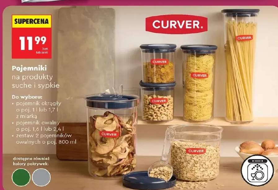 Pojemnik okrągły na produkty suche i sypkie