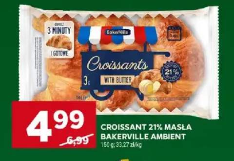 Croissant 21% masła
