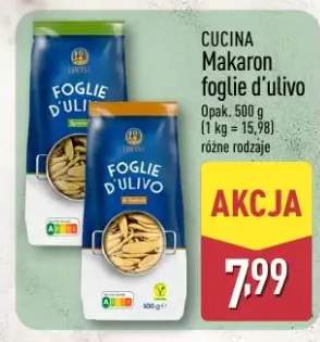 Makaron foglie d'ulivo