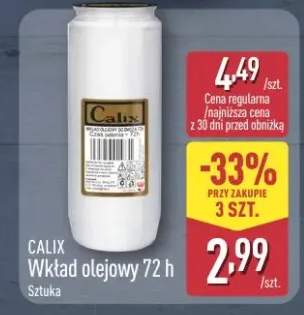 wkład olejowy do znicza