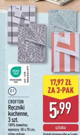 Ręczniki kuchenne, 3szt.