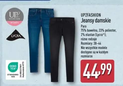 jeansy damskie