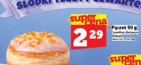 Pączek 90 g z powidłami śliwkowymi