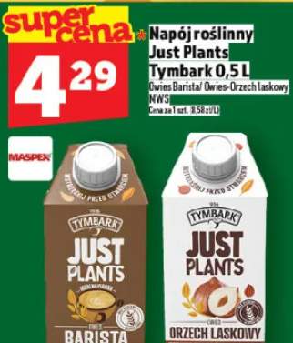 Napój roślinny Just Plants Tymbark 0,5 l