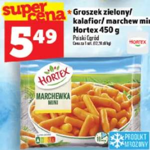 Groszek zielony/kalafior/marchew mini Hortex 450 g