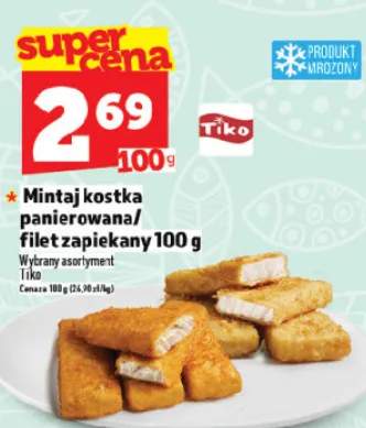 Mintaj kostka panierowana/filet zapiekany Tiko 100 g wybrane rodzaje