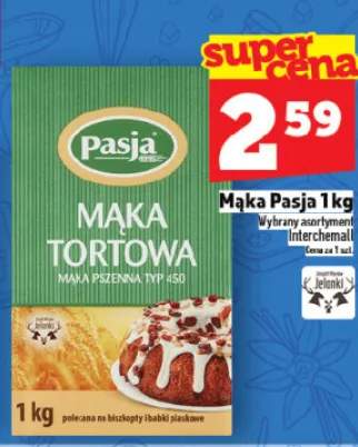 Mąka Pasja 1 kg tortowa
