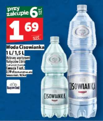 Woda Cisowianka 1L/1,5L