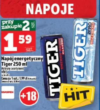 Napój energetyczny Tiger 250 ml