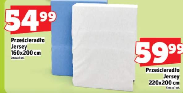 prześcieradło jersey