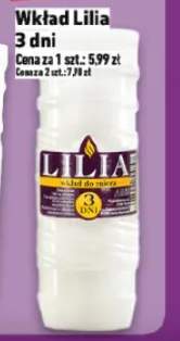 Wkład Lilia 3 dni
