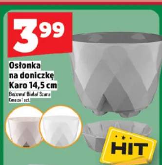 Osłonka na doniczkę Karo 14,5 cm