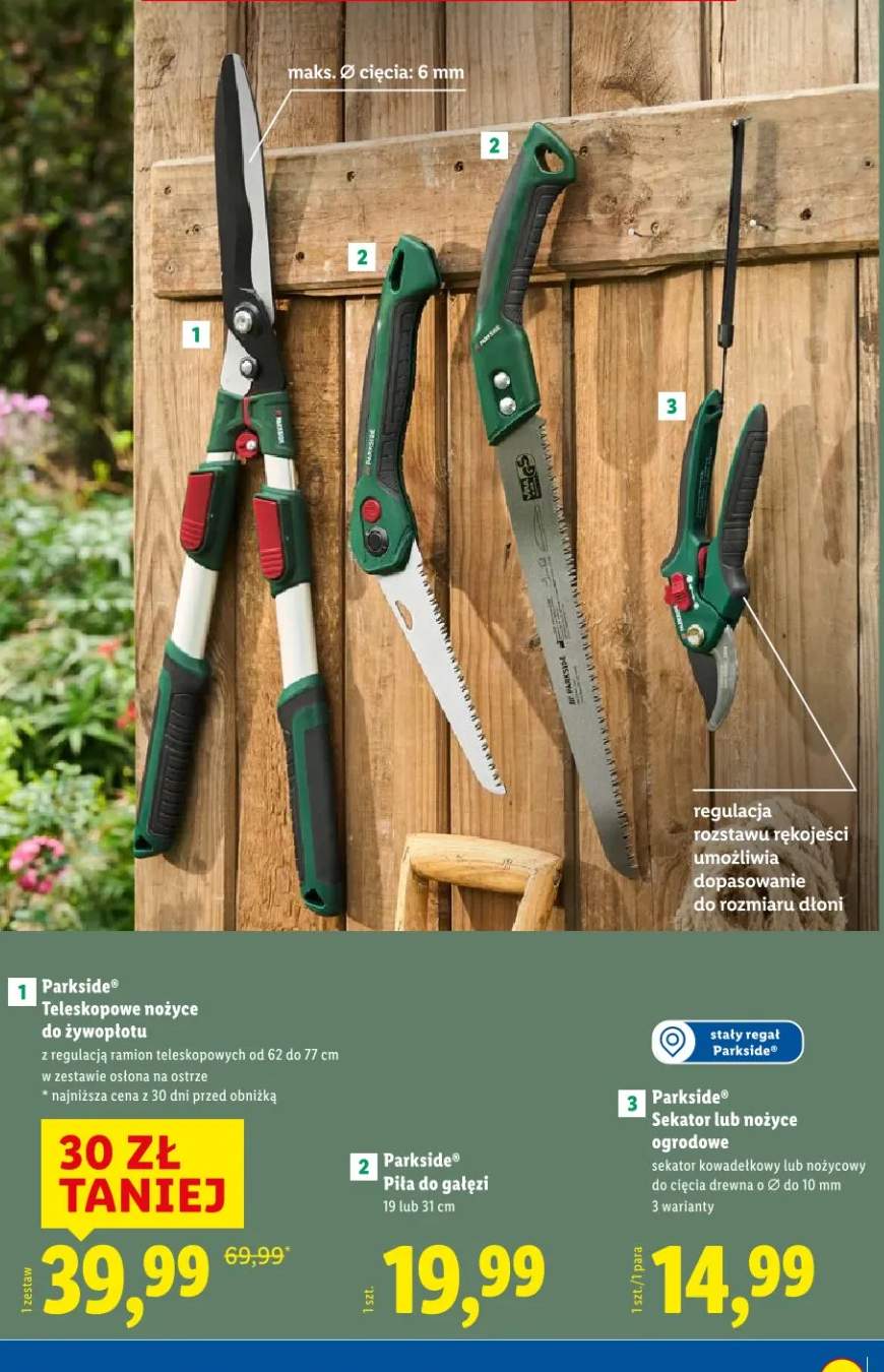 Teleskopowe nożyce do żywopłotu