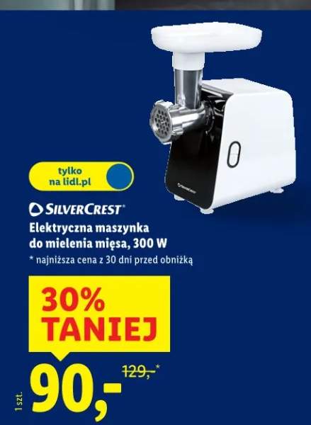 Elektryczna maszynka do mielenia mięsa, 300 W