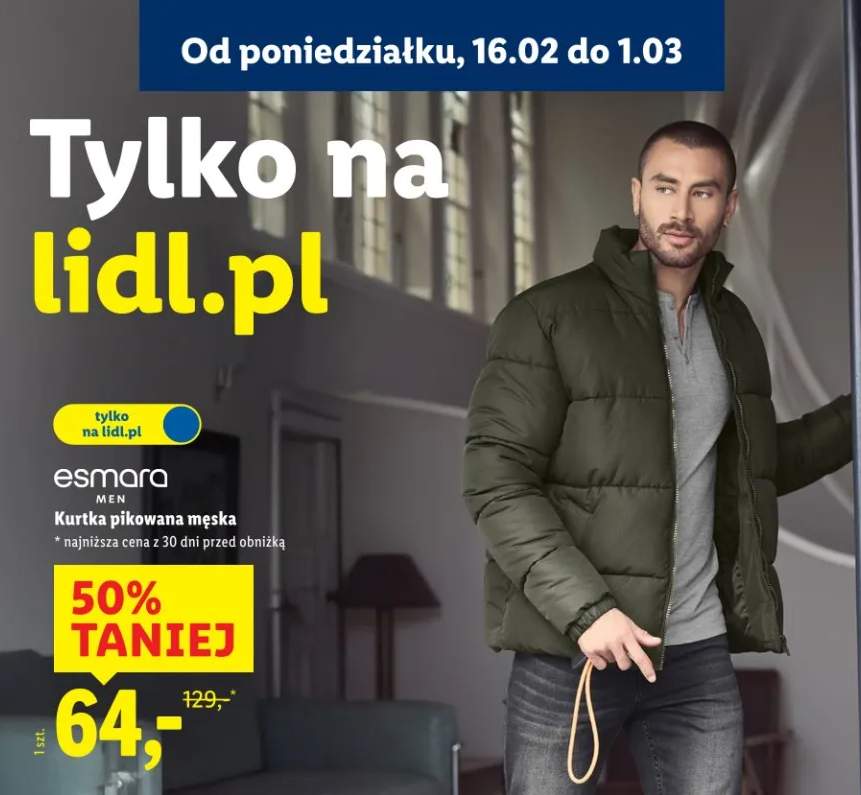 Kurtka pikowana męska