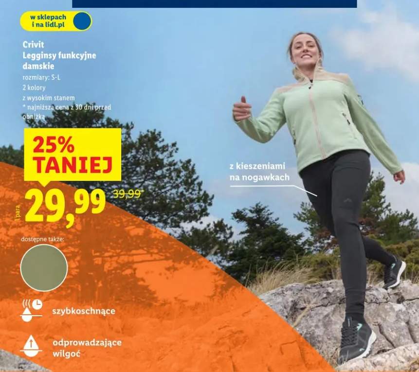 Legginsy funkcyjne damskie