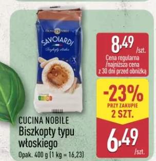 Biszkopty typu włoskiego