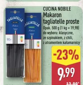 Makaron tagliatelle proste