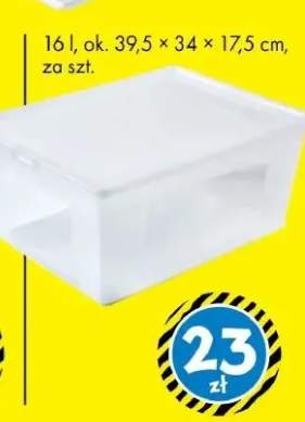 Pojemnik do przechowywania 10 l, ok. 40 × 30 × 11 cm