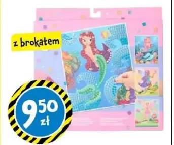 Zestaw do tworzenia mozaiki ok. 26 × 22 × 1 cm, różne wzory, z brokatem