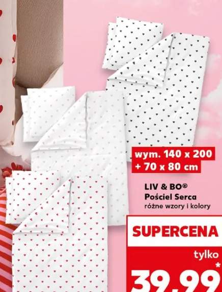 Pościel Serca różne wzory i kolory