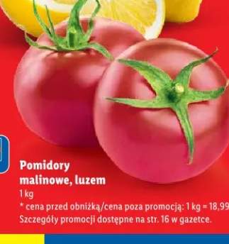 Pomidory malinowe, luzem
