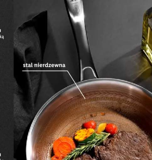 patelnia ze stali nierdzewnej