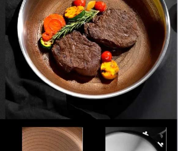 patelnia ze stali nierdzewnej