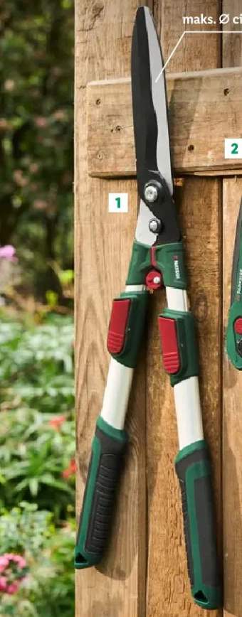 Teleskopowe nożyce do żywopłotu