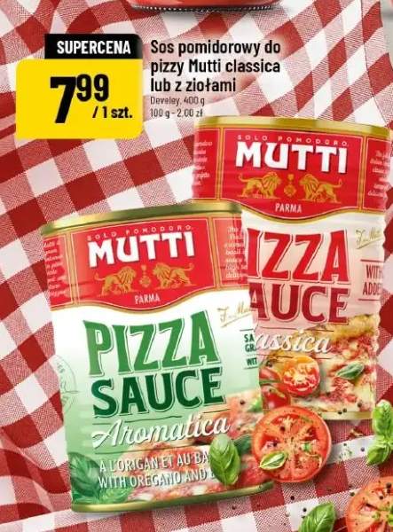 Sos pomidorowy do pizzy classica lub z ziołami