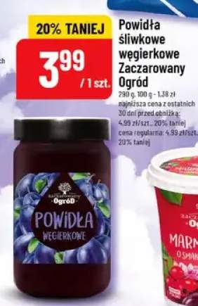 Powidła śliwkowe węgierkowo Zaczarowany Ogród