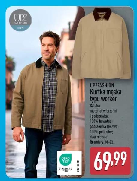 Kurtka męska typu worker
