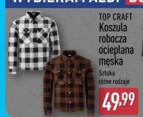 Koszula robocza ocieplana męska