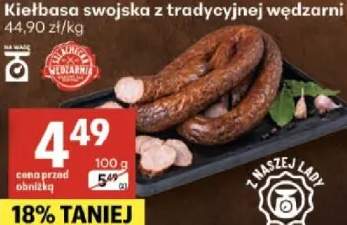 Kiełbasa swojska z tradycyjnej wędzarni