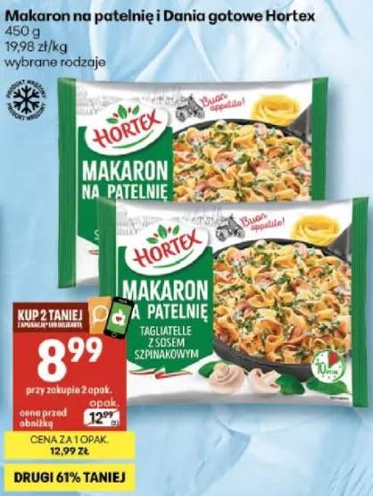 Makaron na patelnię i dania gotowe