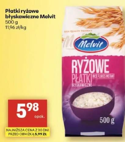 Płatki ryżowe błyskawiczne