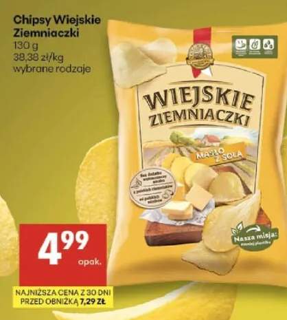Chipsy wiejskie ziemniaczki Maślanka