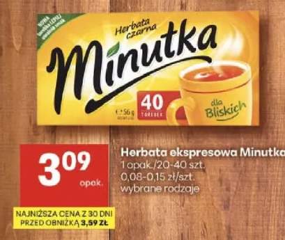 Herbata ekspresowa Minutka